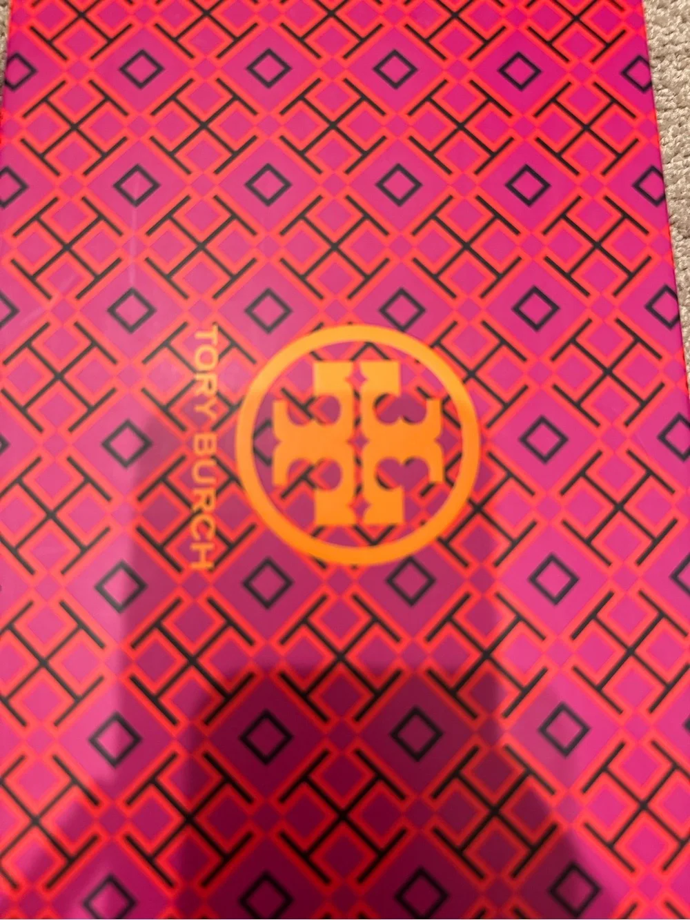 Tory Burch Nude/Tan Miller Logo Thong Sandals